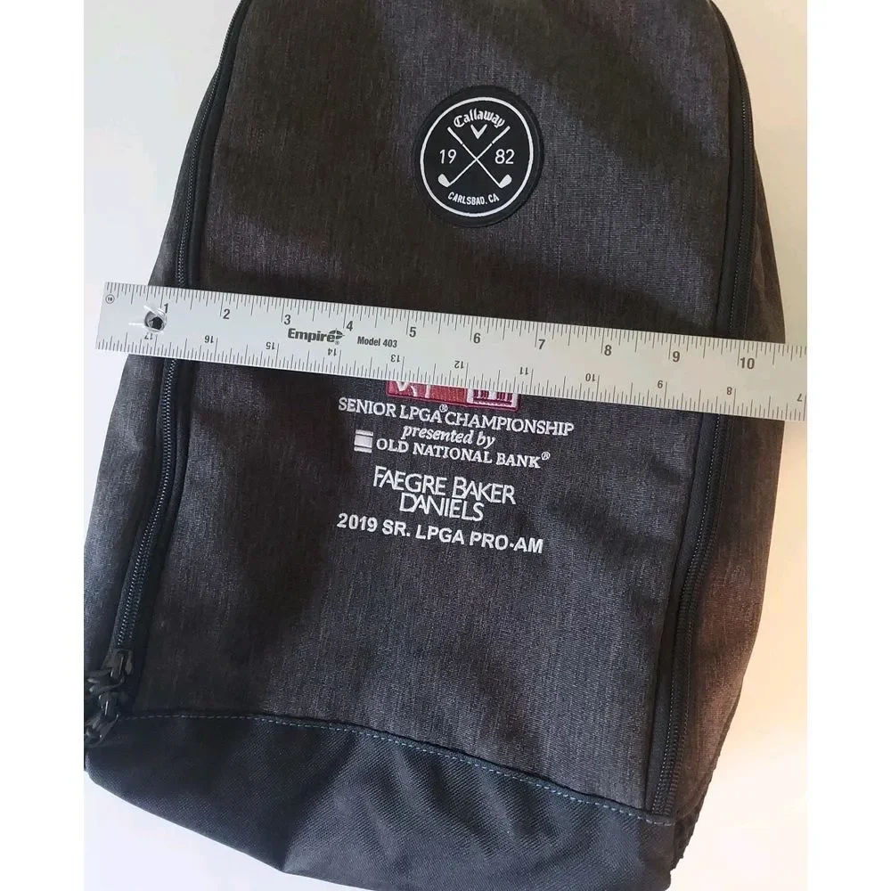 Callaway Black Golf Shoe Vented Full Zip Travel Bag 1982 Senior Championship PGA
